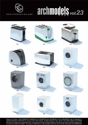 98種家用電器電子產品C4D模型資源庫